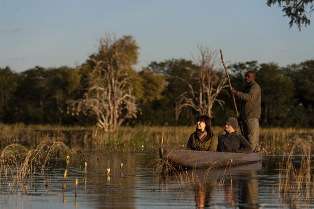 mokoro on the delta